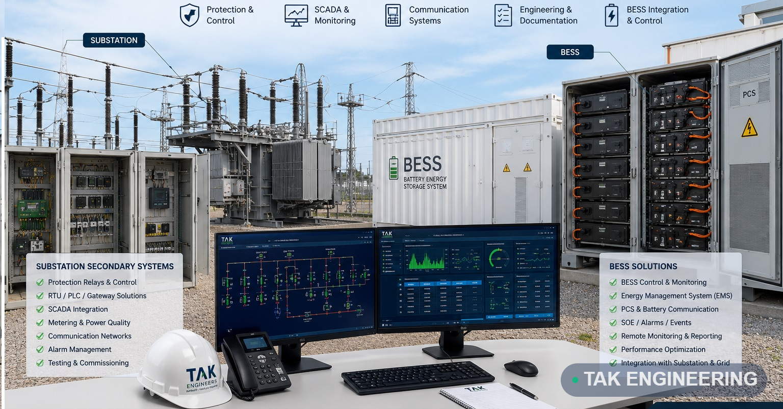 Substation Secondary Systems and BESS