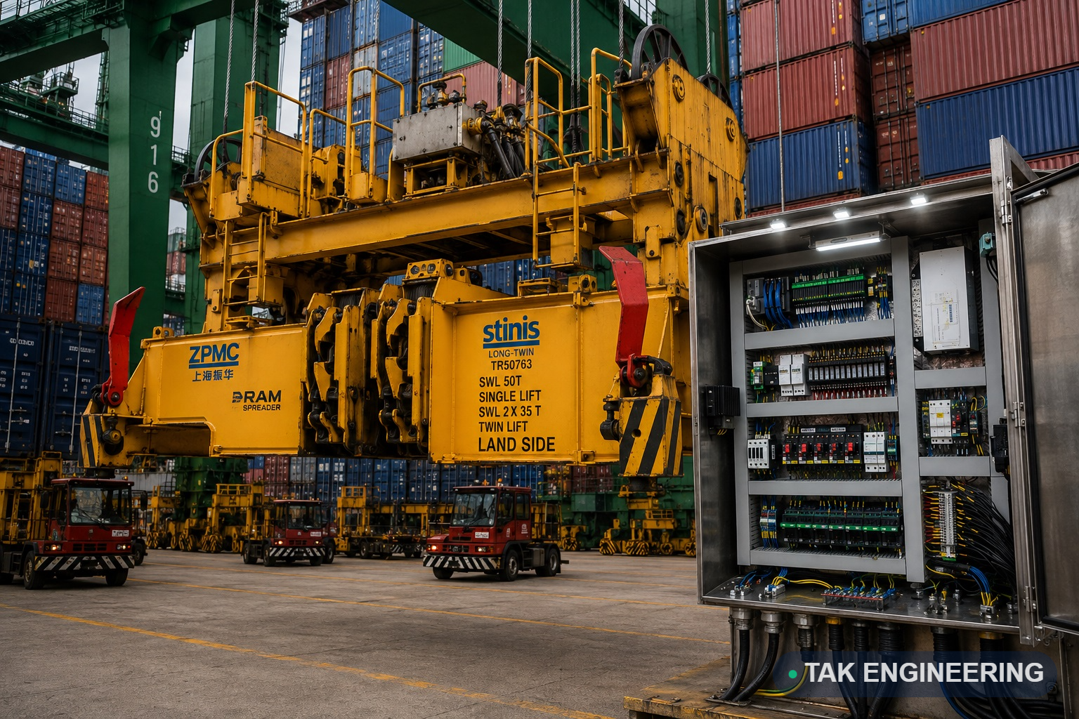 STS, ARMG, RTG and Spreader Control Upgrades